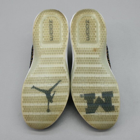 Nike Men's 9 Jordan Trainer 1 Low Michigan Wolverines Shoes Sneakers 845403-420 - Picture 9 of 12